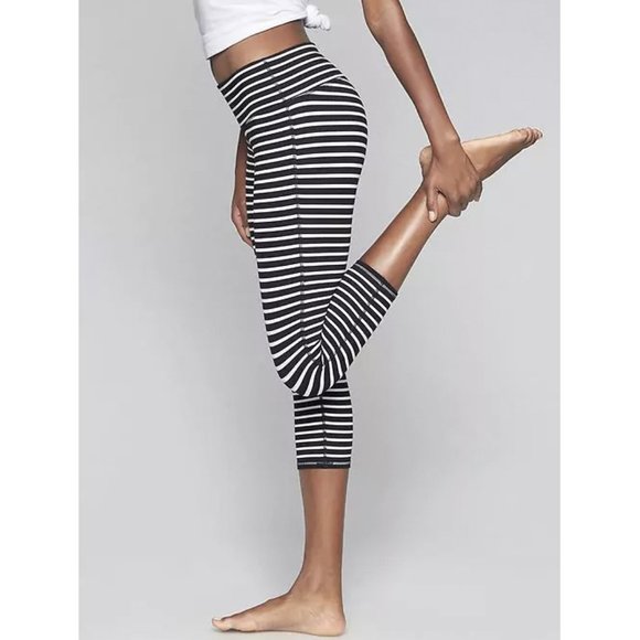 Athleta Stripes Chaturanga Capri Parallel Stripe - Picture 3 of 9